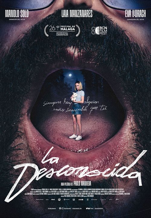 La desconocida : Cartel