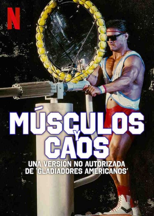 Músculos y caos: Una versión no autorizada de Gladiadores americanos : Cartel