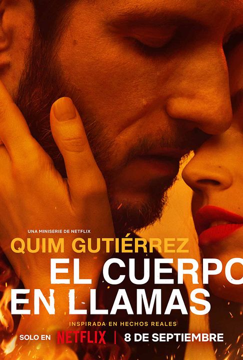 El cuerpo en llamas : Cartel