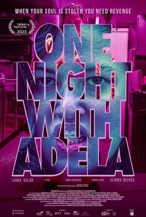 Una noche con Adela : Cartel