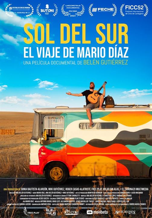 Sol del Sur: El viaje de Mario Díaz : Cartel