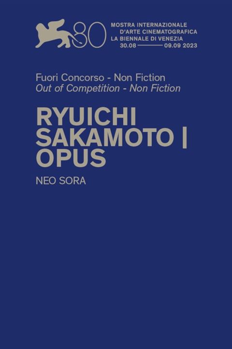 Ryuichi Sakamoto: Opus : Cartel