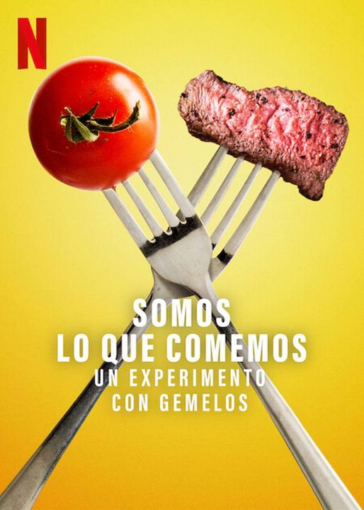 Somos lo que comemos: Un experimento con gemelos : Cartel