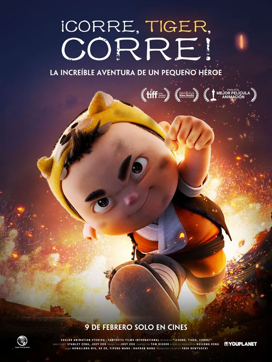 ¡Corre, Tiger, corre! : Cartel