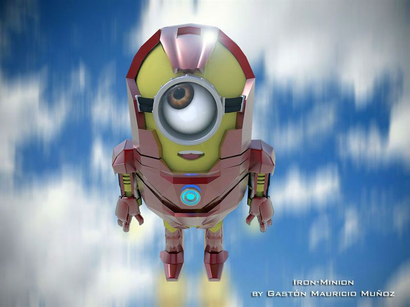 Iron Minion - 'Los minions' como Iron Man, Hulk y otros personajes de ...